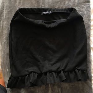 nasty gal black skirt